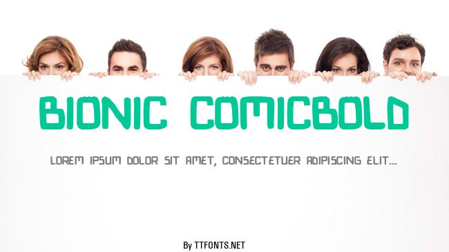 Bionic ComicBold example